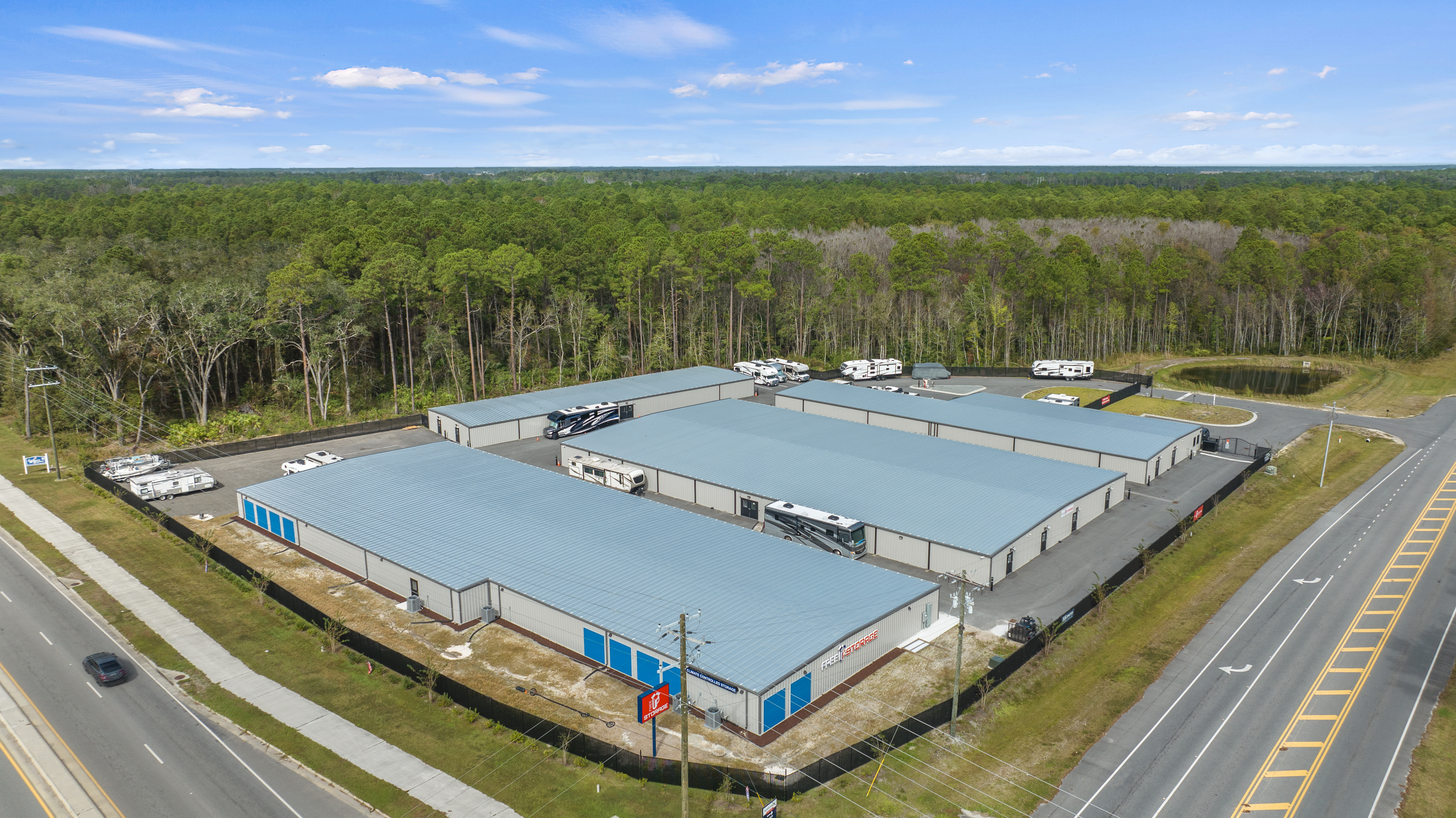 FreeUp Storage Kingsland - Drone Shot